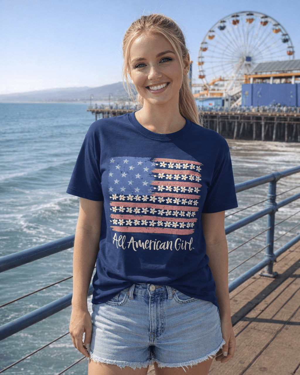All American Girl T-Shirt – RELLE Fashion & Lifestyle – Product Image