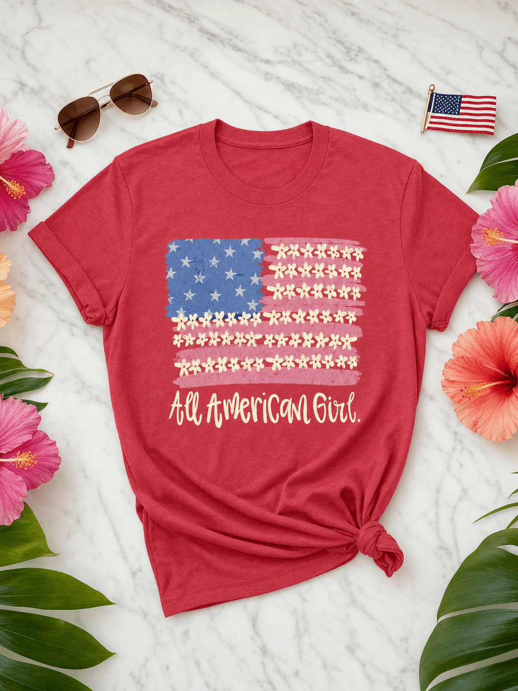All American Girl T-Shirt – RELLE Fashion & Lifestyle – Product Image