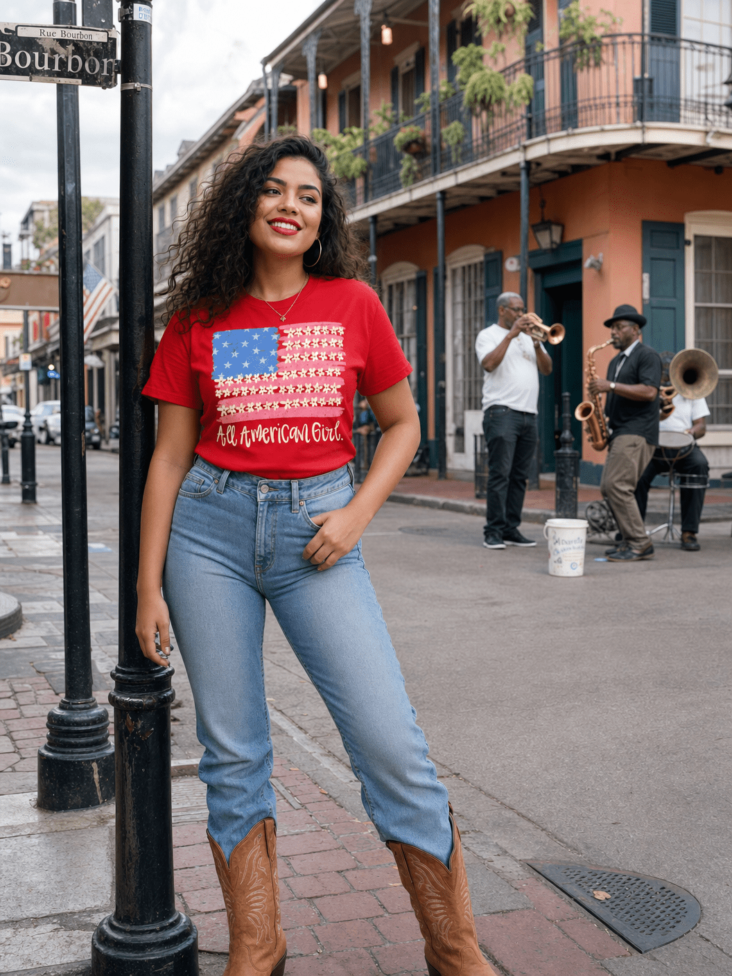 All American Girl T-Shirt – RELLE Fashion & Lifestyle – Product Image