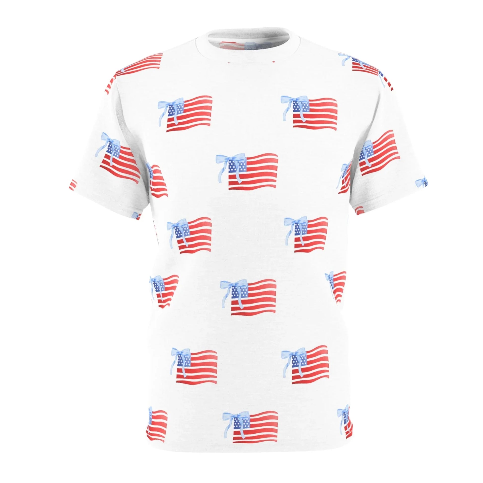 All-American Pride All-Over-Print T-Shirt - White stitching / 4 oz. / S - All Over Prints