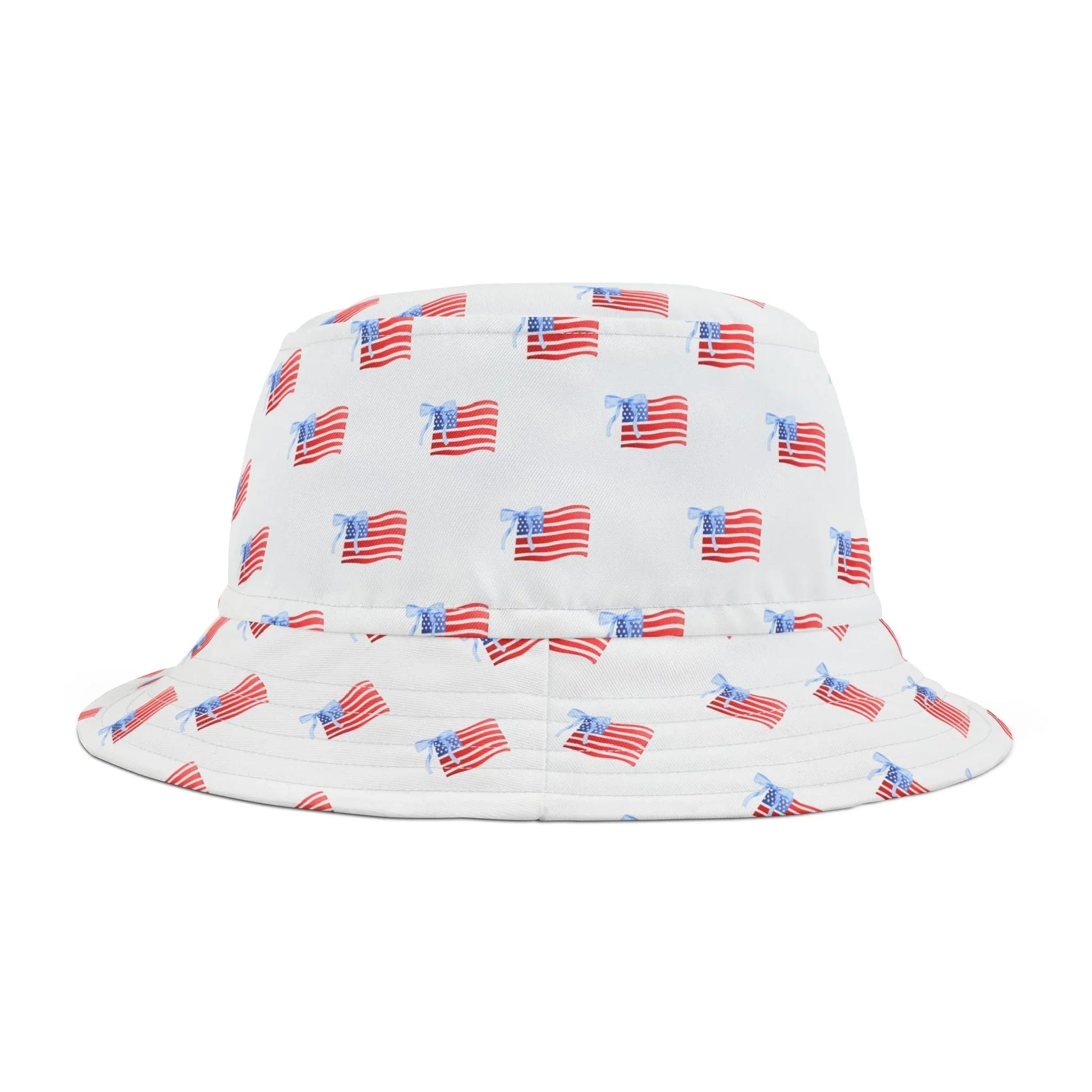 All-American Pride Custom Bucket Hat - Small / White stitching - Hats