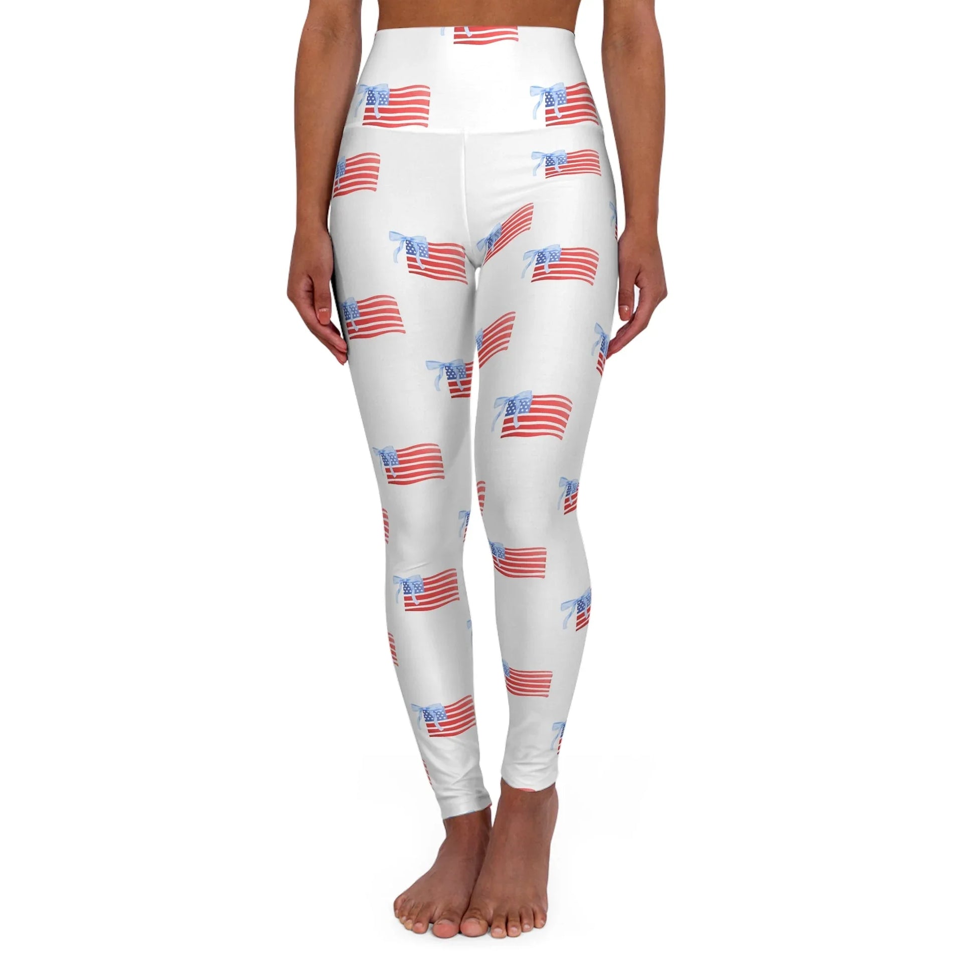 All-American Pride High Waisted Yoga Leggings - XS - All Over Prints