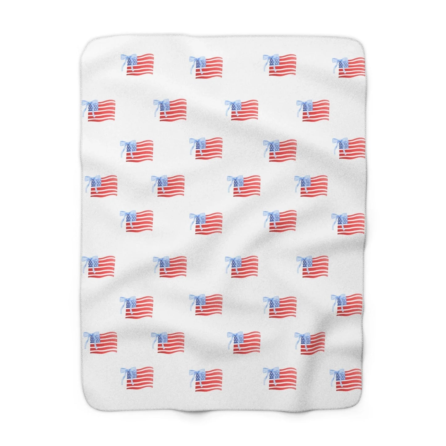All-American Pride Sherpa Fleece Blanket - 50’’ × 60’’ - Home Decor