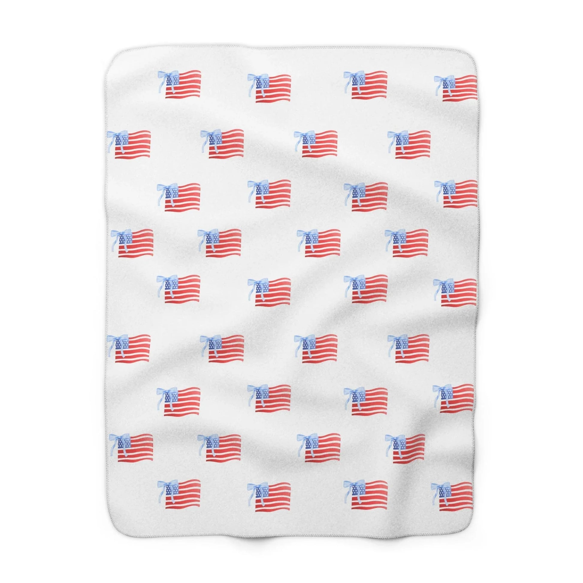 All-American Pride Sherpa Fleece Blanket - 50’’ × 60’’ - Home Decor