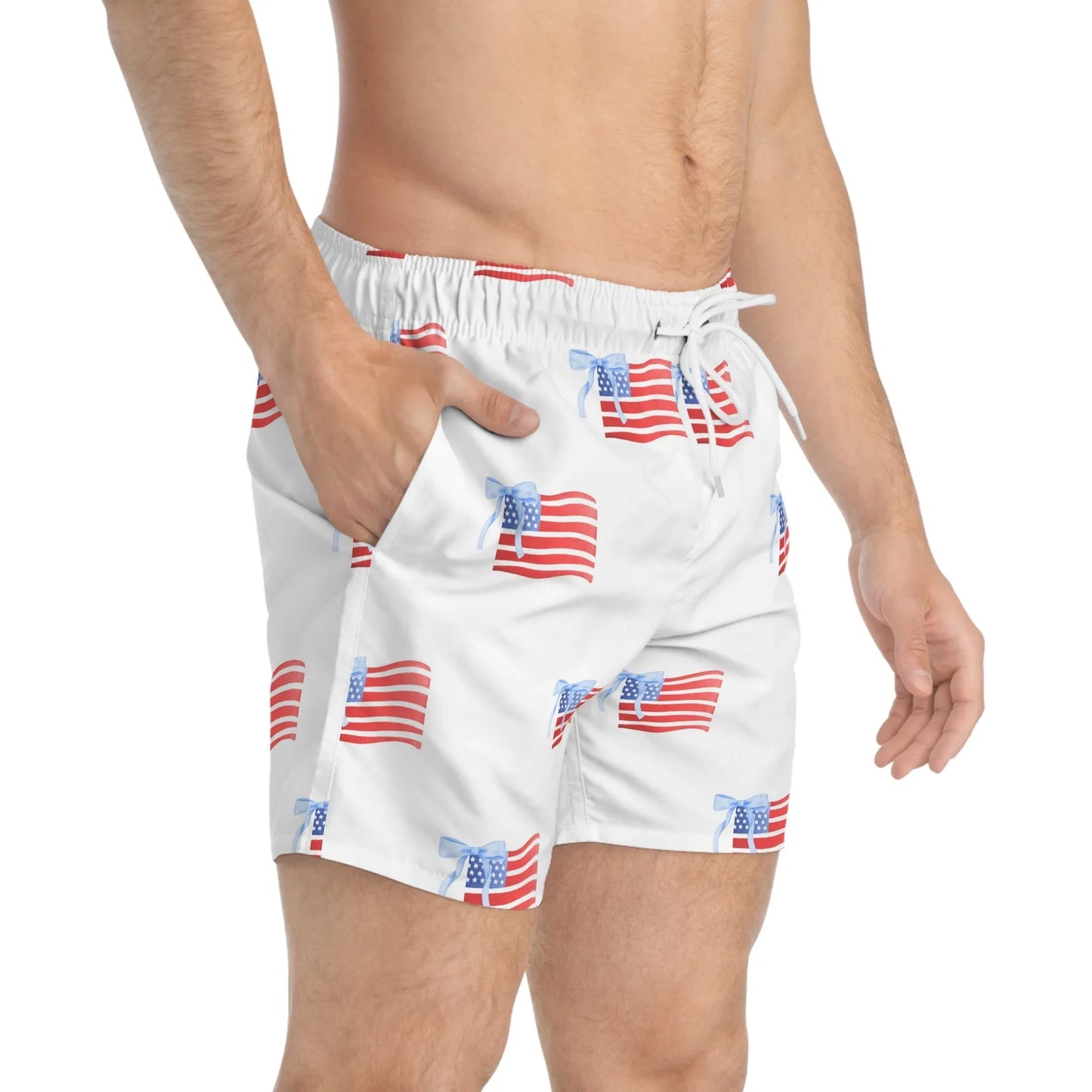 All-American Pride Swim Trunks - All Over Prints