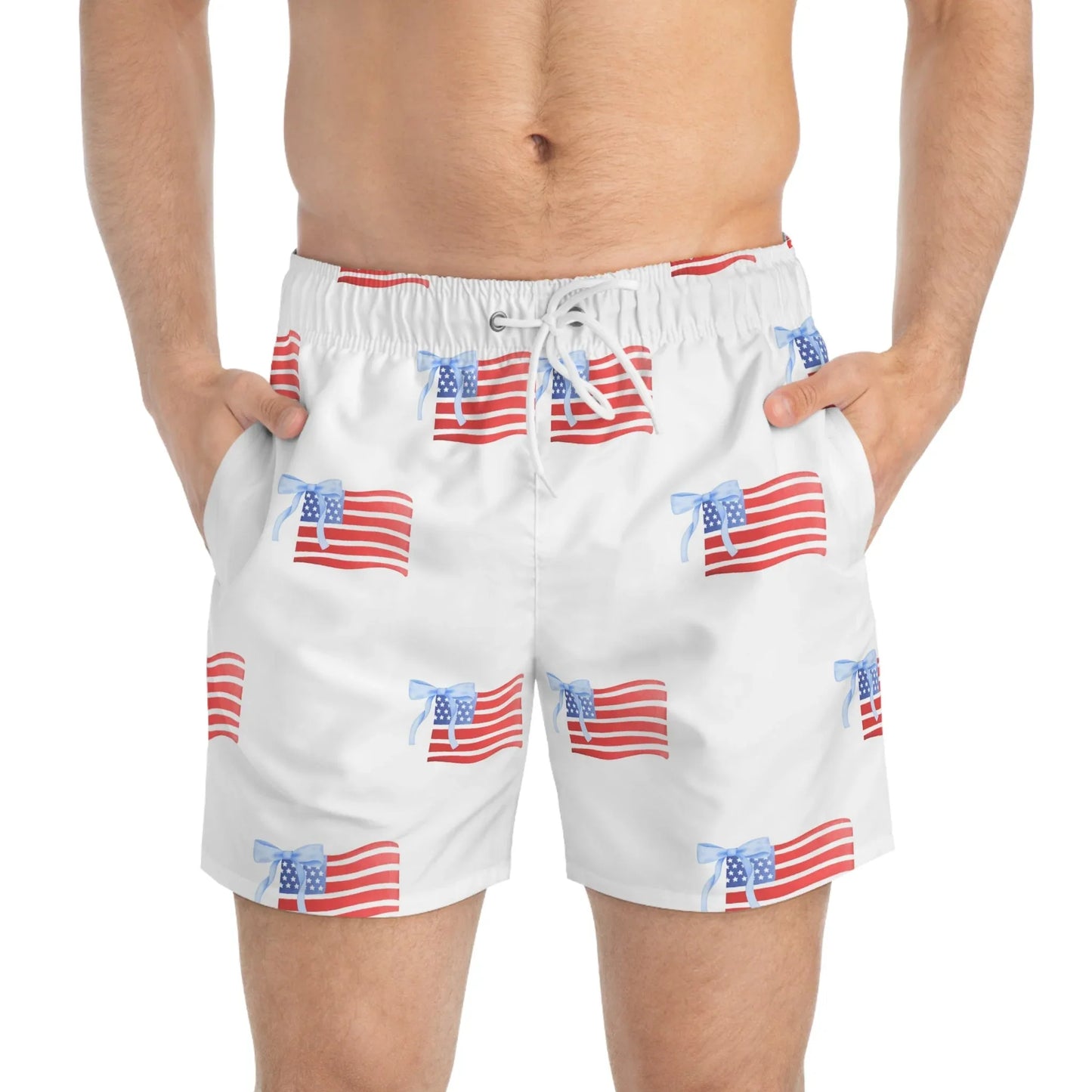 All-American Pride Swim Trunks - All Over Prints