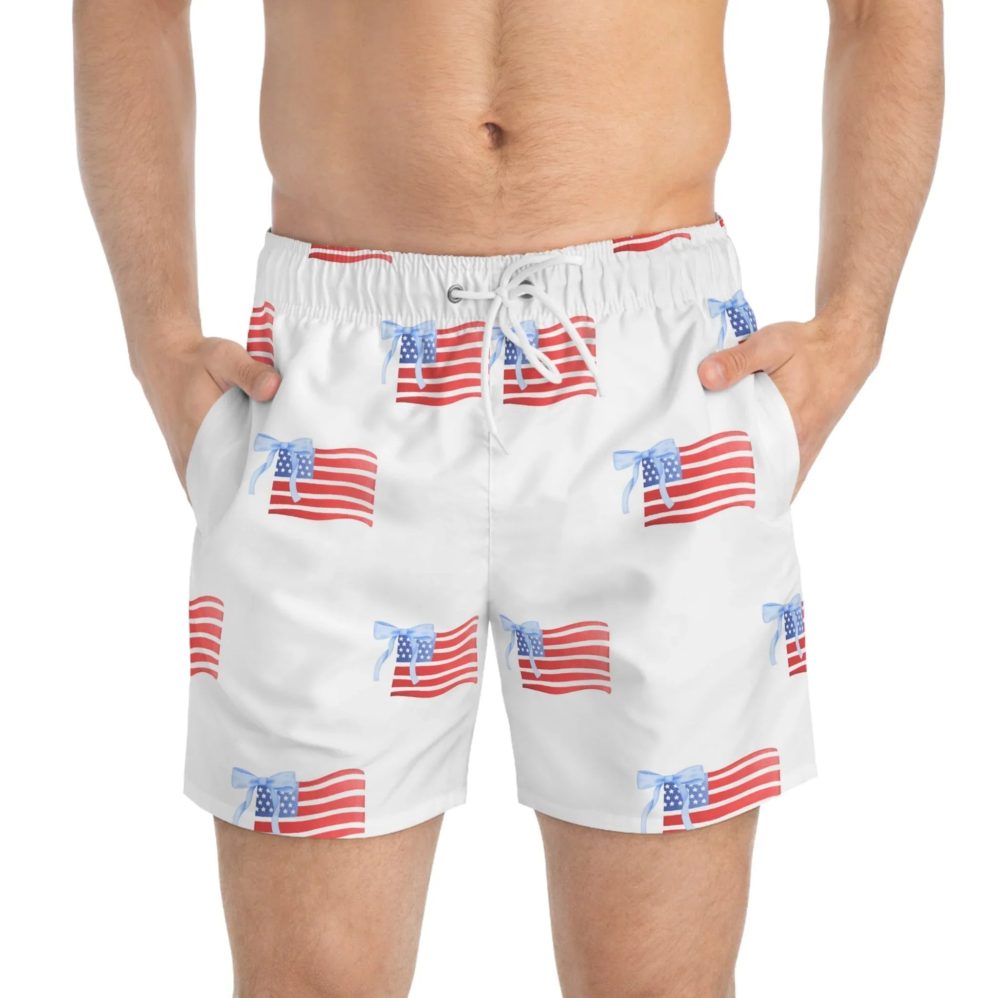 All-American Pride Swim Trunks - All Over Prints