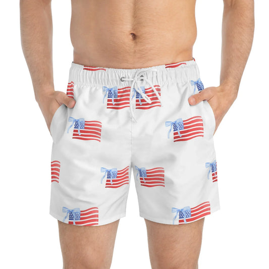 All-American Pride Swim Trunks - All Over Prints