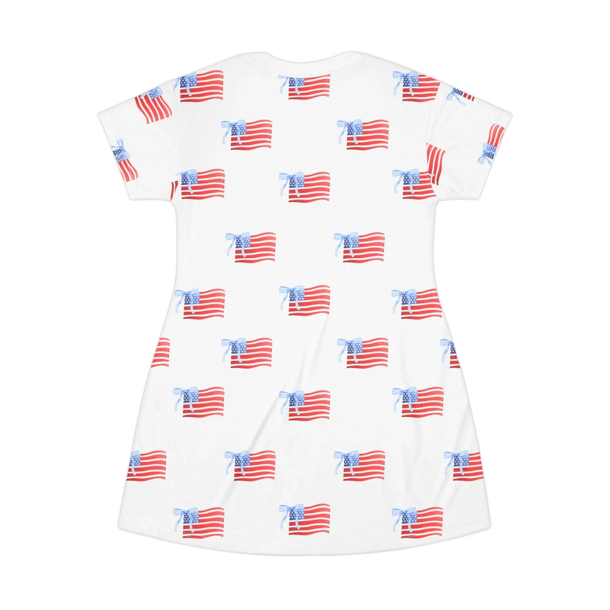 All-American Pride T-Shirt Dress - All Over Prints