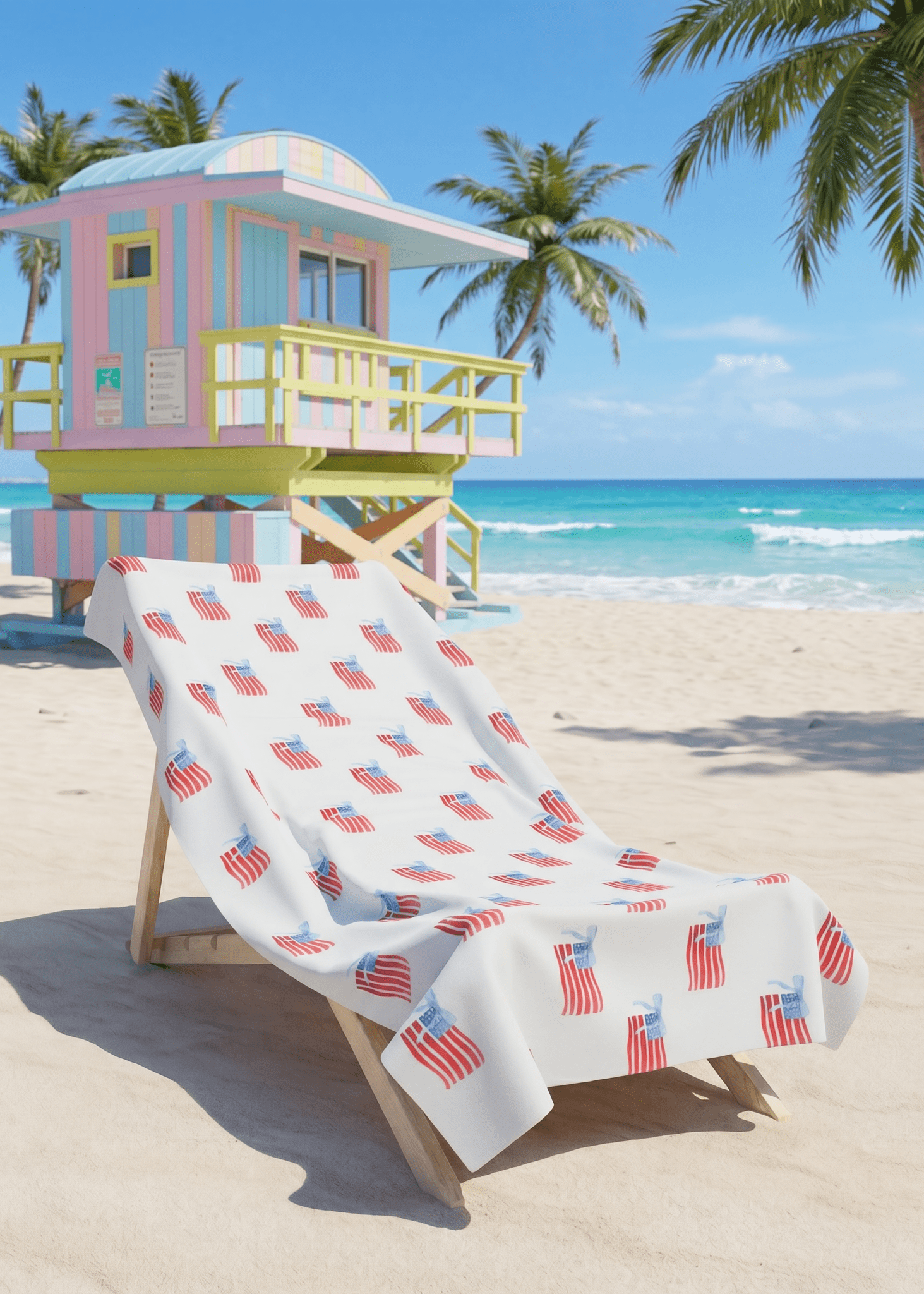 All - American Pride Towel – RELLE Fashion & Lifestyle – Product Image