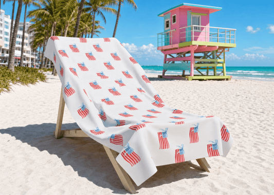 All - American Pride Towel – RELLE Fashion & Lifestyle – Product Image