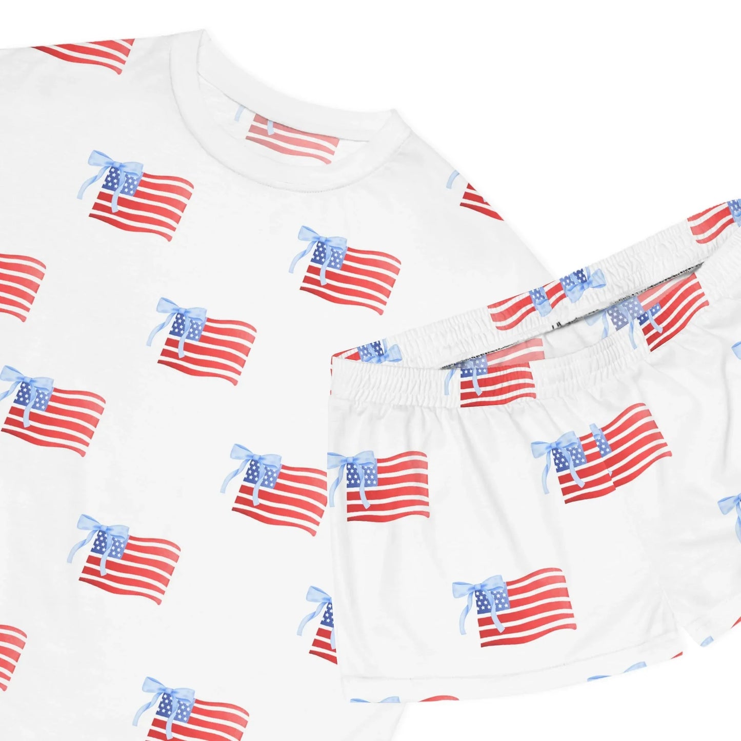 All-American Pride Women’s Short Pajama Set - All Over Prints