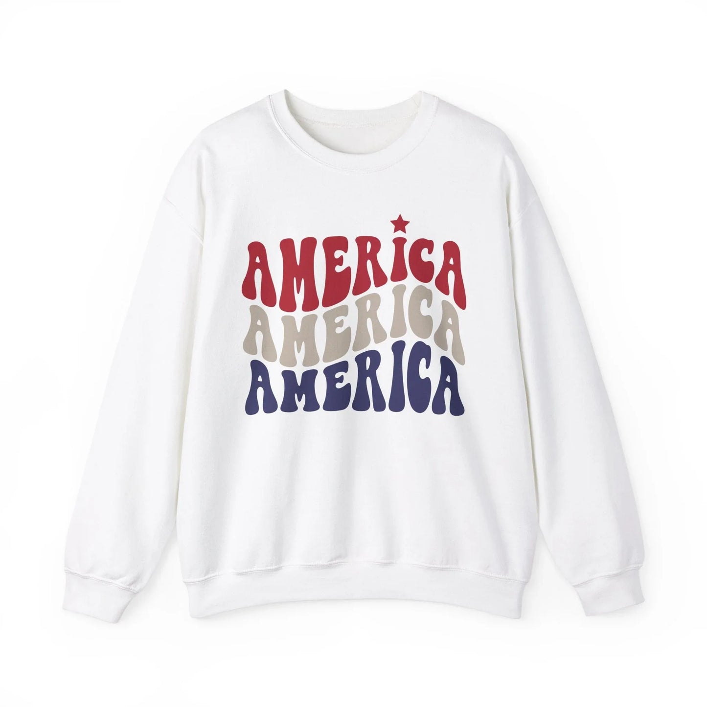 All-American Sweatshirt | Unisex - White / S