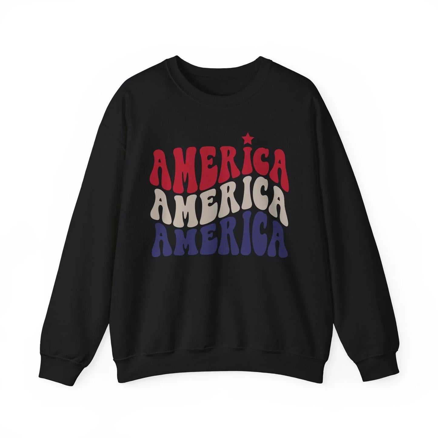 All-American Sweatshirt | Unisex - Black / S