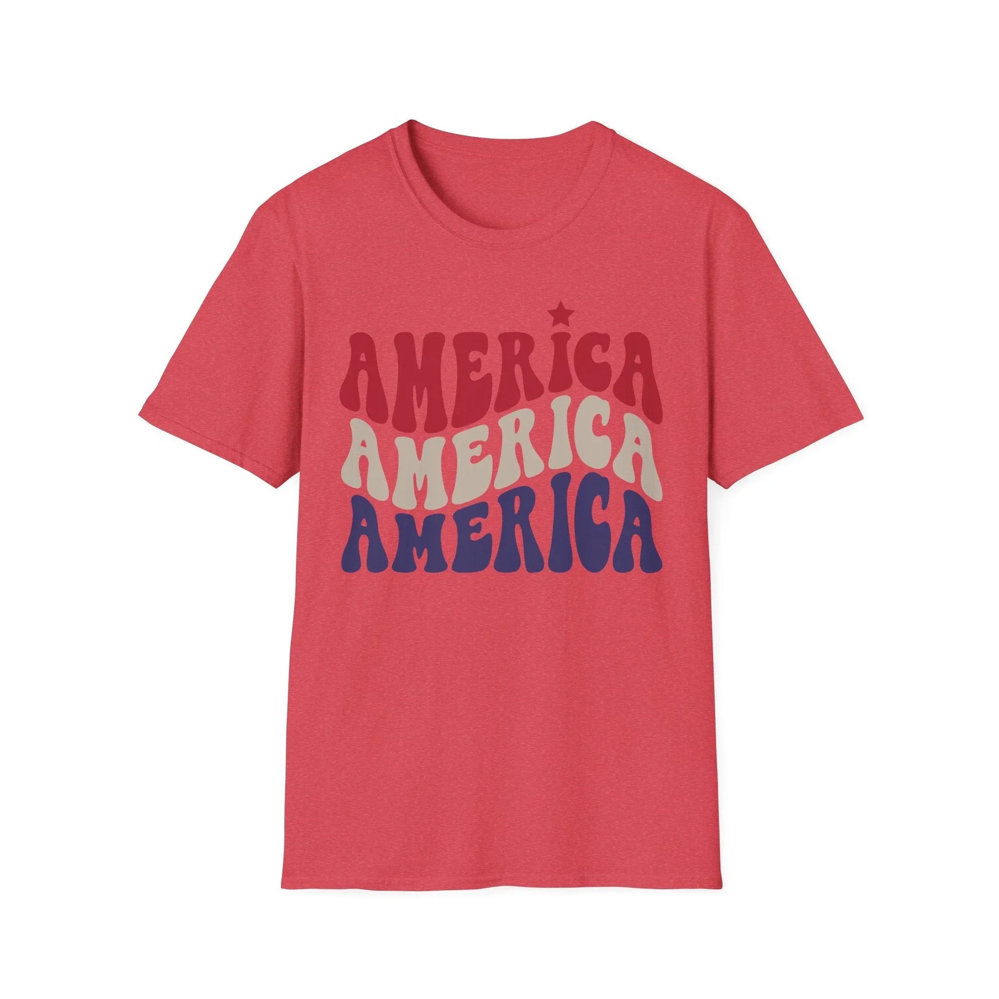 All American T-Shirt | Unisex - S / Heather Red