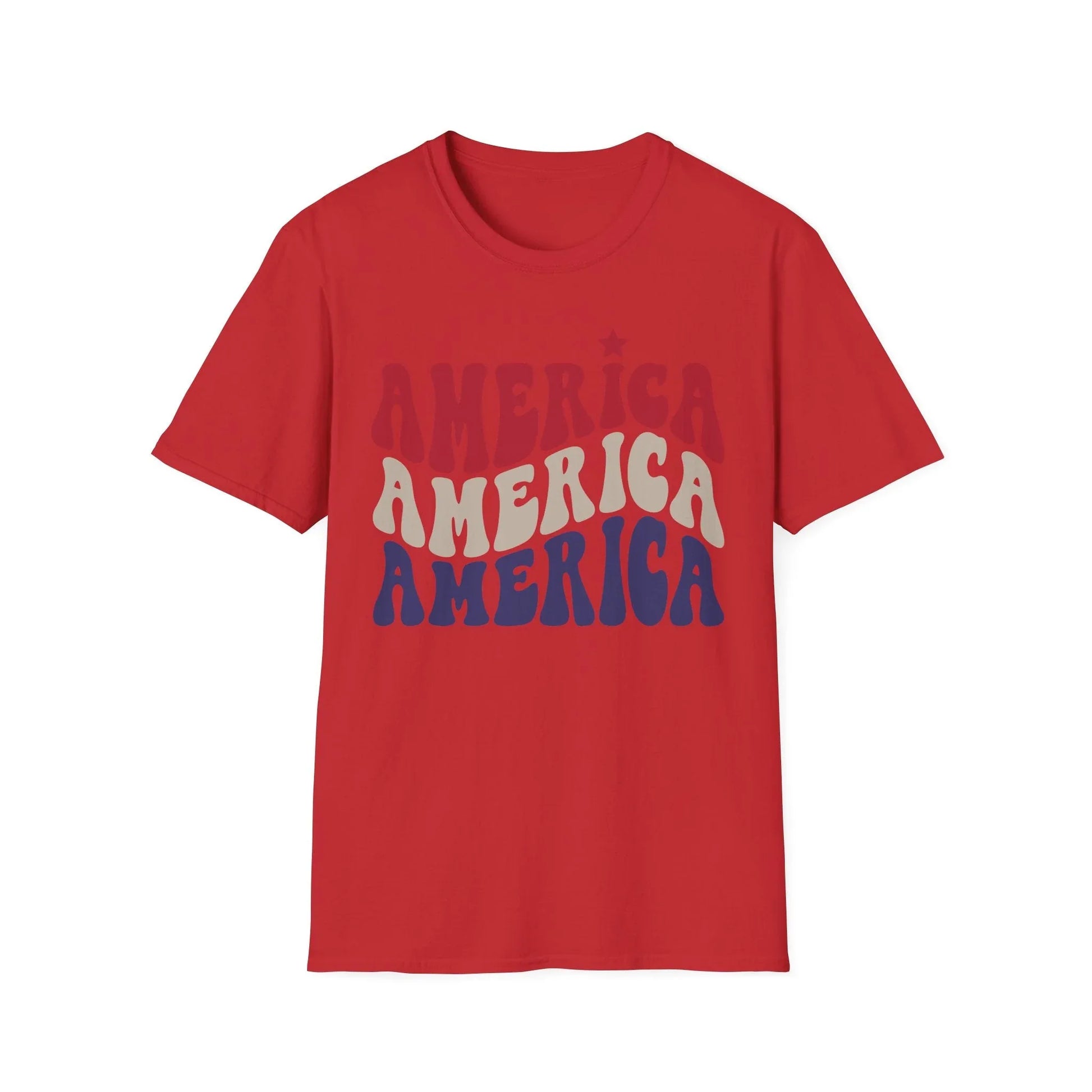 All American T-Shirt | Unisex - XS / Red