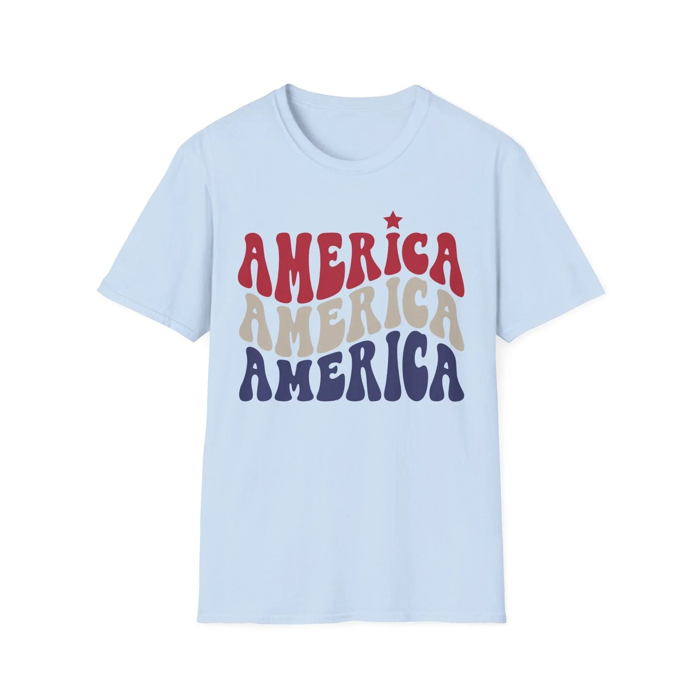 All American T-Shirt | Unisex - S / Light Blue