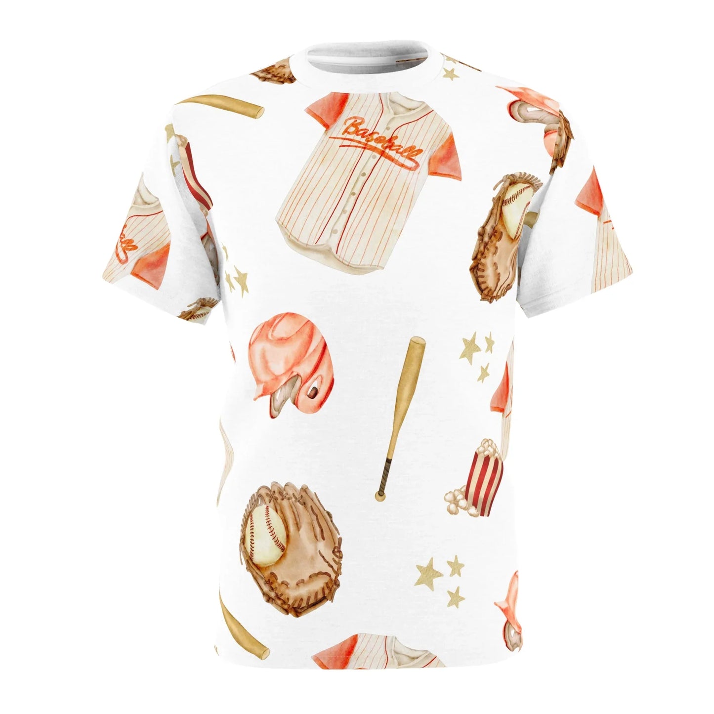 All-Star Spirit All-Over-Print T-Shirt - White stitching / 4 oz. / S - All Over Prints