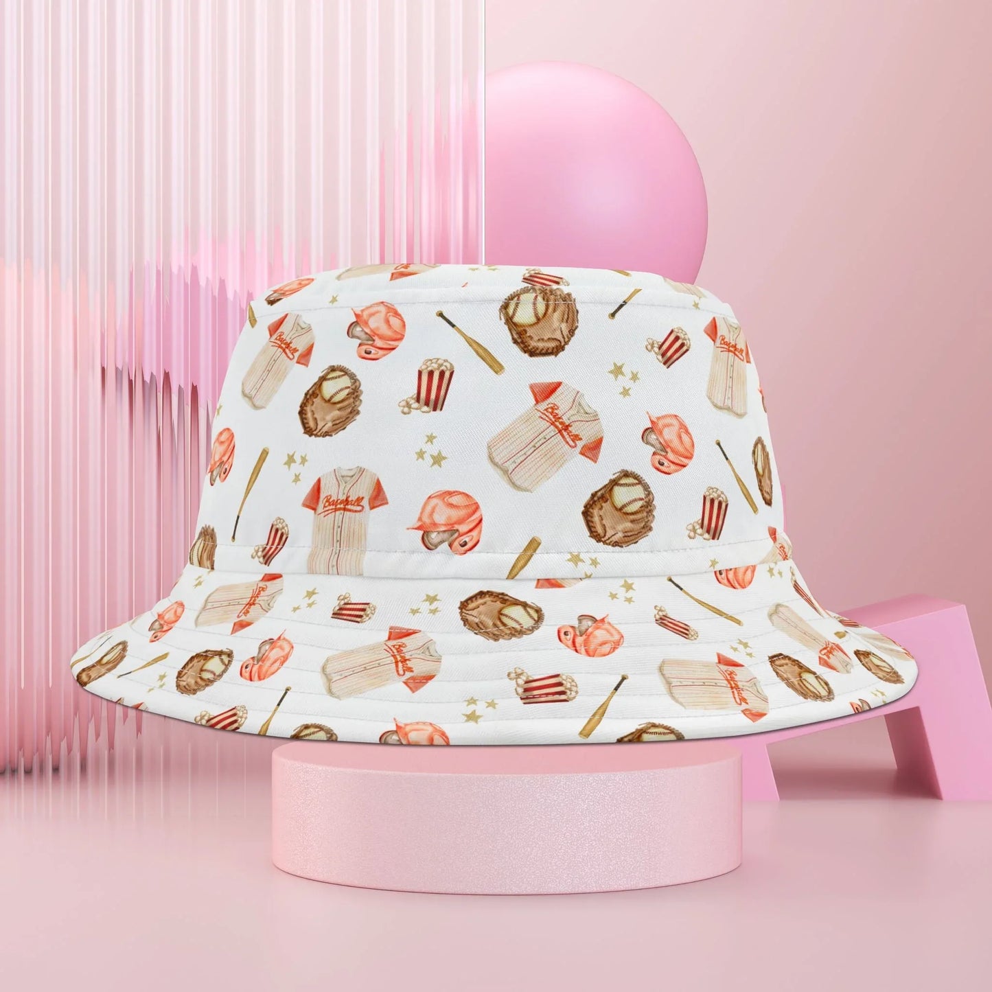 All-Star Spirit Custom Bucket Hat - Small / White stitching - Hats