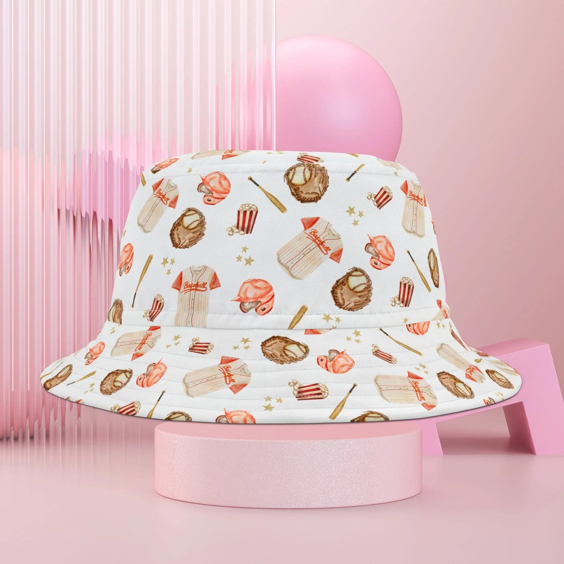All-Star Spirit Custom Bucket Hat - Small / White stitching - Hats