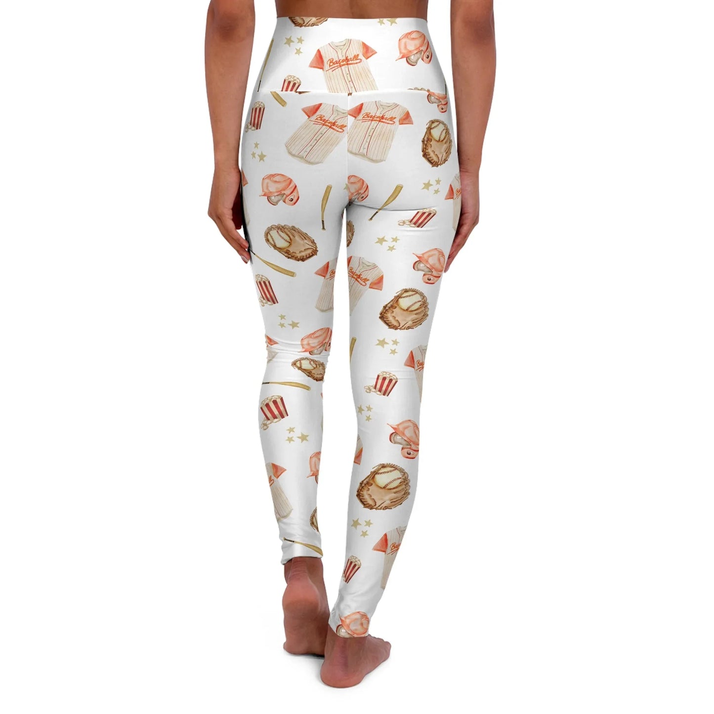 All-Star Spirit High Waisted Yoga Leggings - All Over Prints