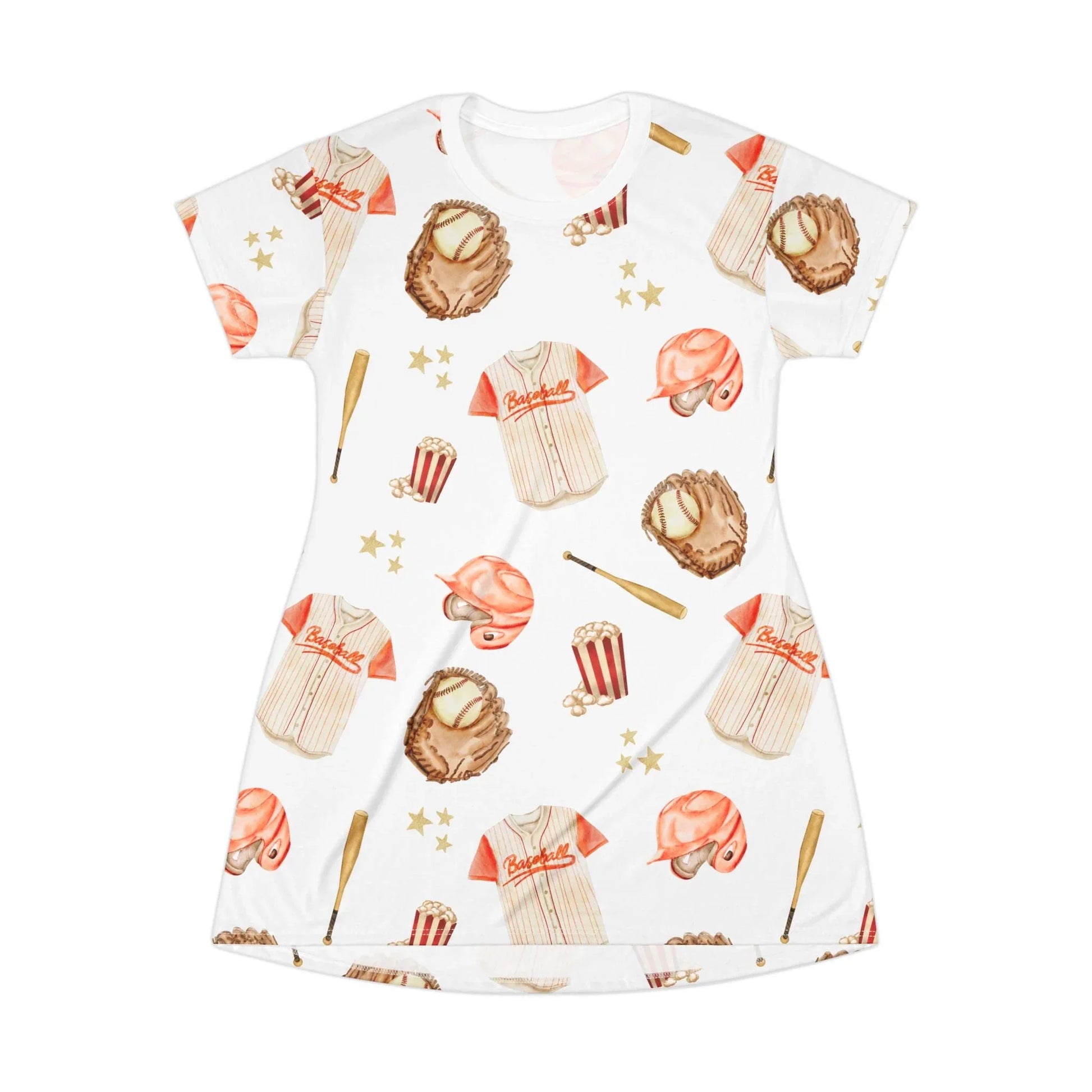 All-Star Spirit T-Shirt Dress - XS - All Over Prints