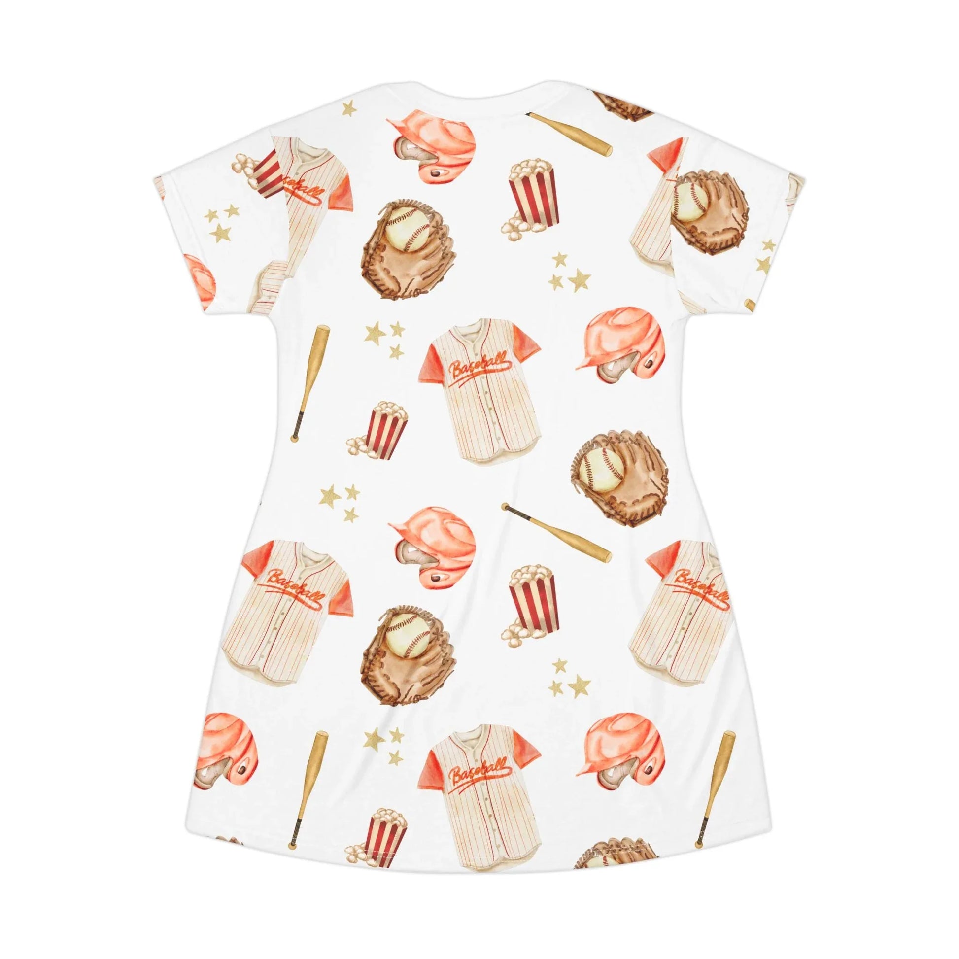 All-Star Spirit T-Shirt Dress - All Over Prints