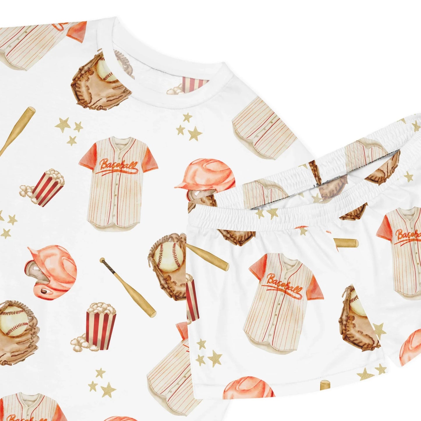 All-Star Spirit Women’s Short Pajama Set - All Over Prints