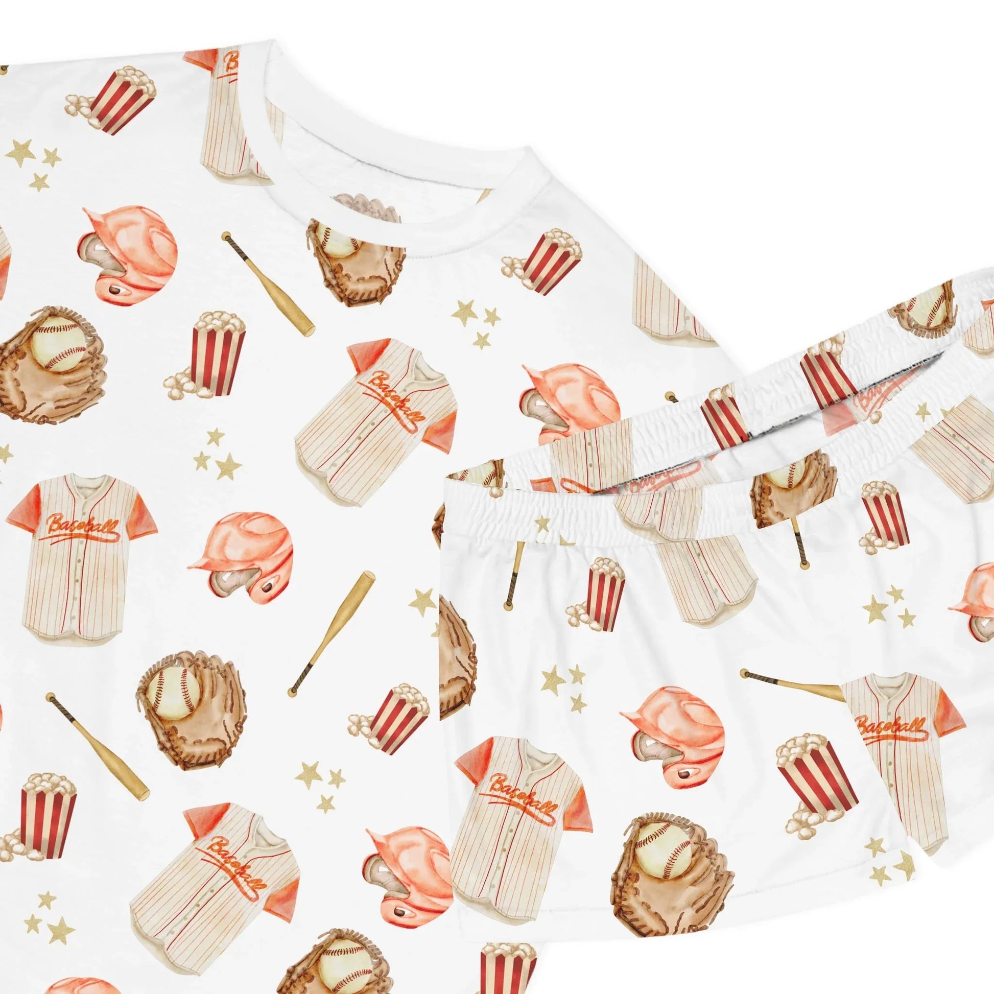 All-Star Spirit Women’s Short Pajama Set - All Over Prints