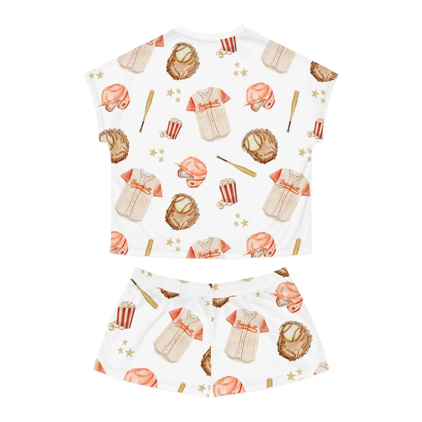 All-Star Spirit Women’s Short Pajama Set - All Over Prints