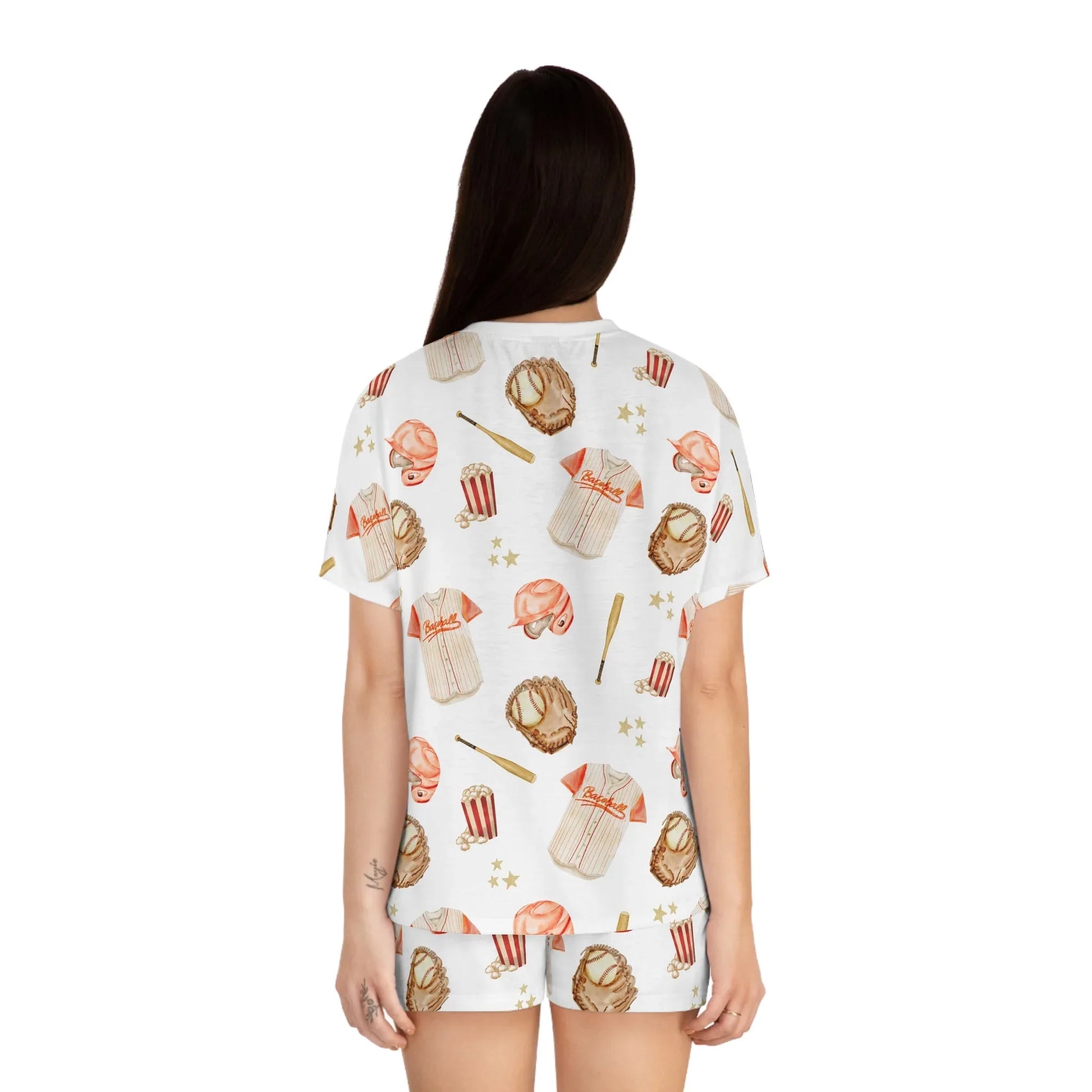All-Star Spirit Women’s Short Pajama Set - All Over Prints