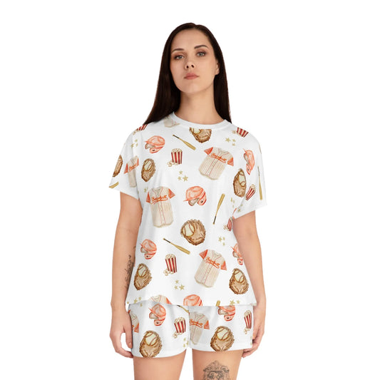 All-Star Spirit Women’s Short Pajama Set - All Over Prints