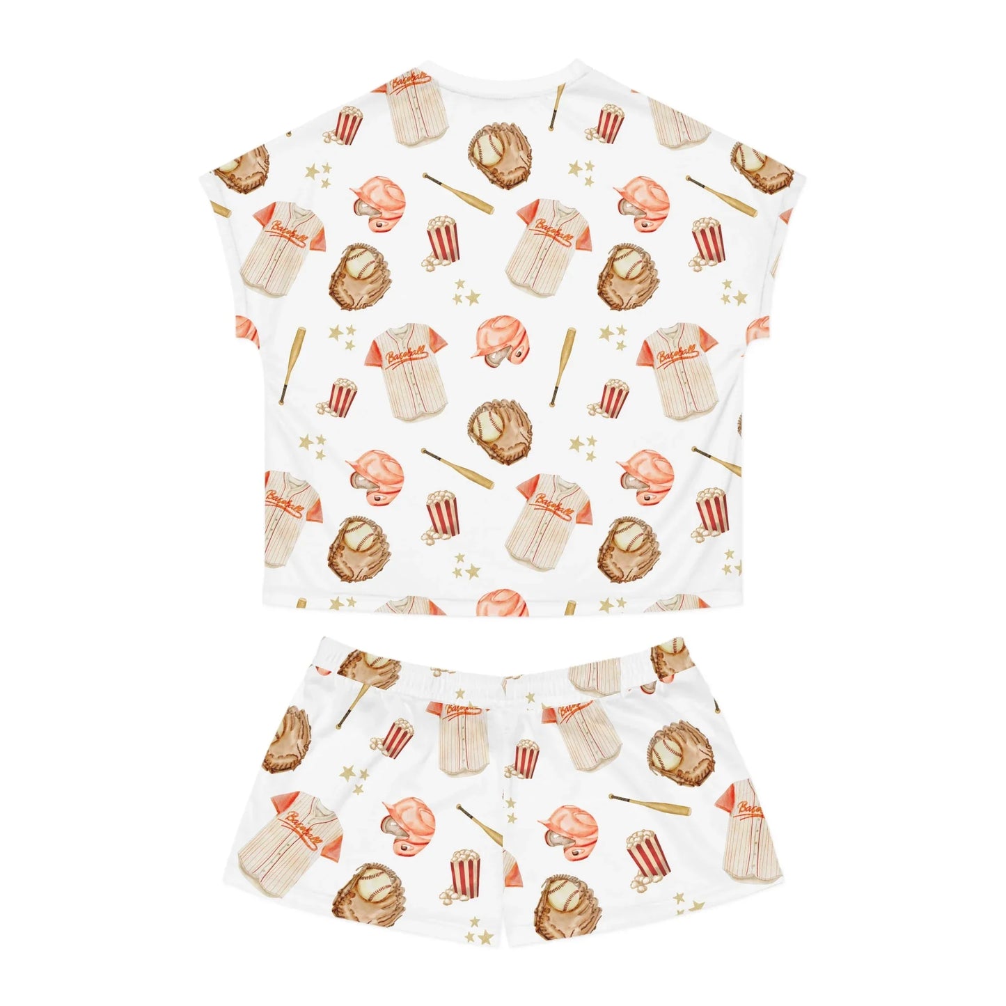 All-Star Spirit Women’s Short Pajama Set - All Over Prints