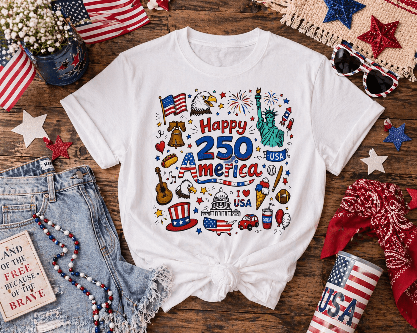 American Girl T-Shirt – RELLE Fashion & Lifestyle – Product Image
