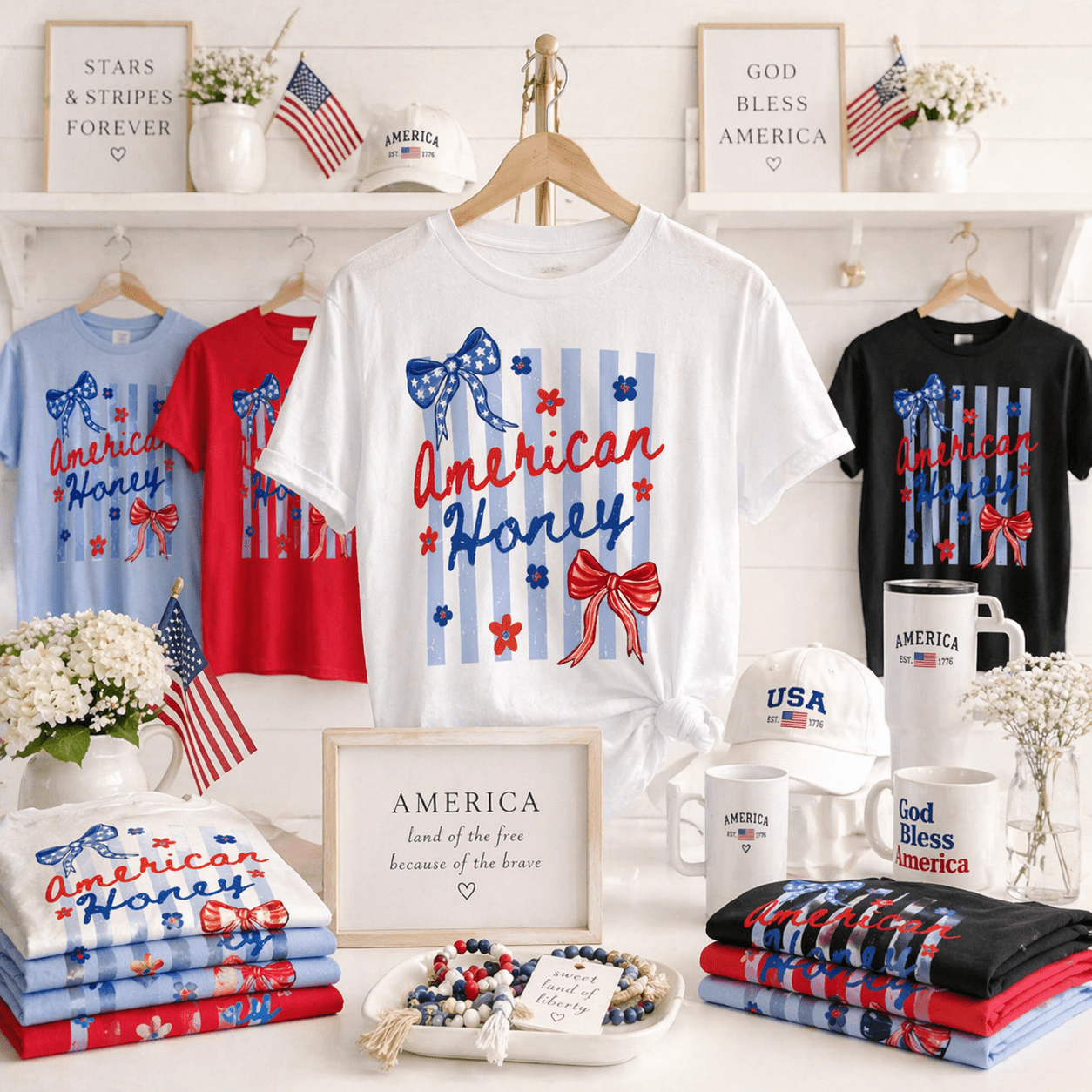 American Honey T-Shirt – RELLE Fashion & Lifestyle – Product Image