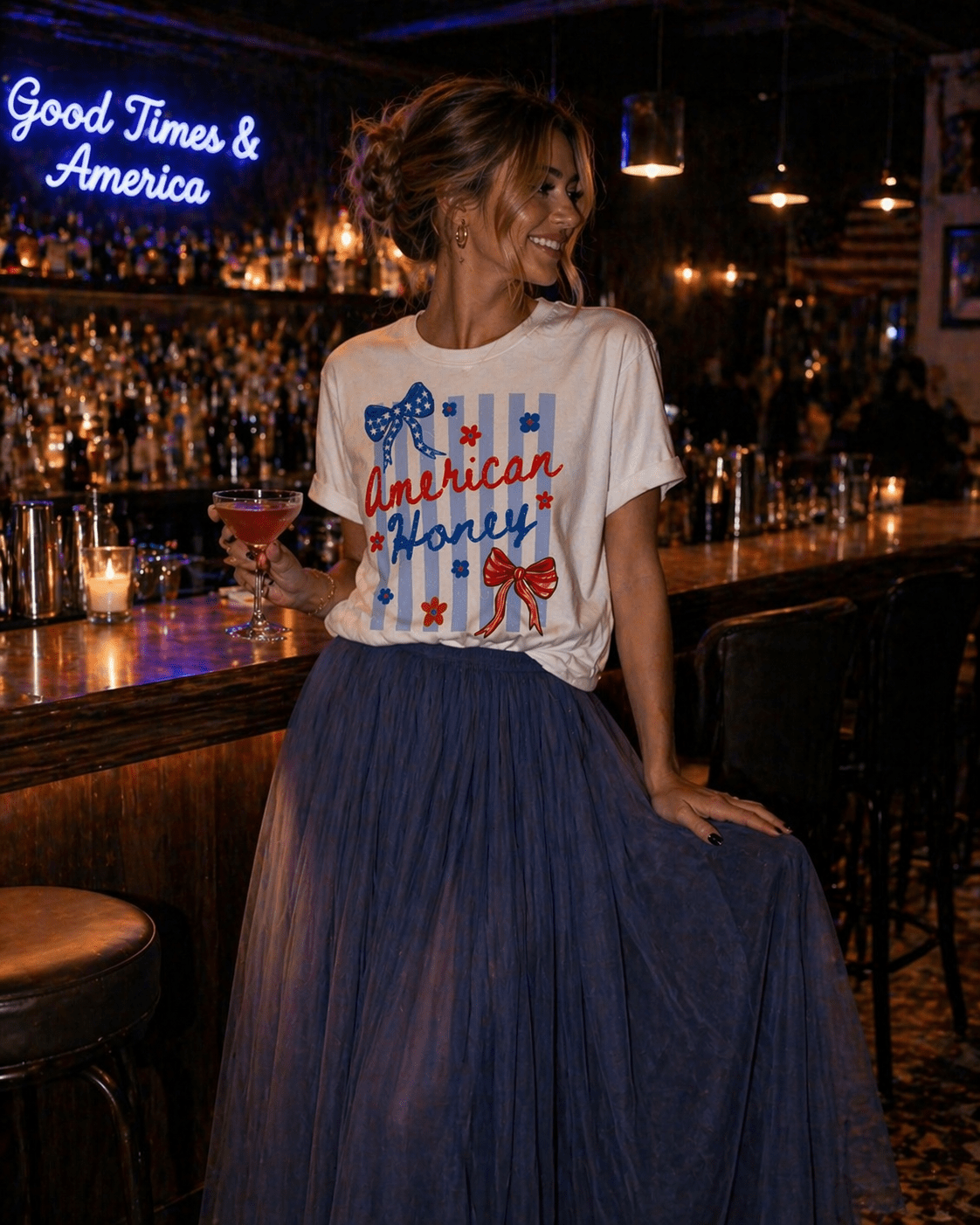 American Honey T-Shirt – RELLE Fashion & Lifestyle – Product Image