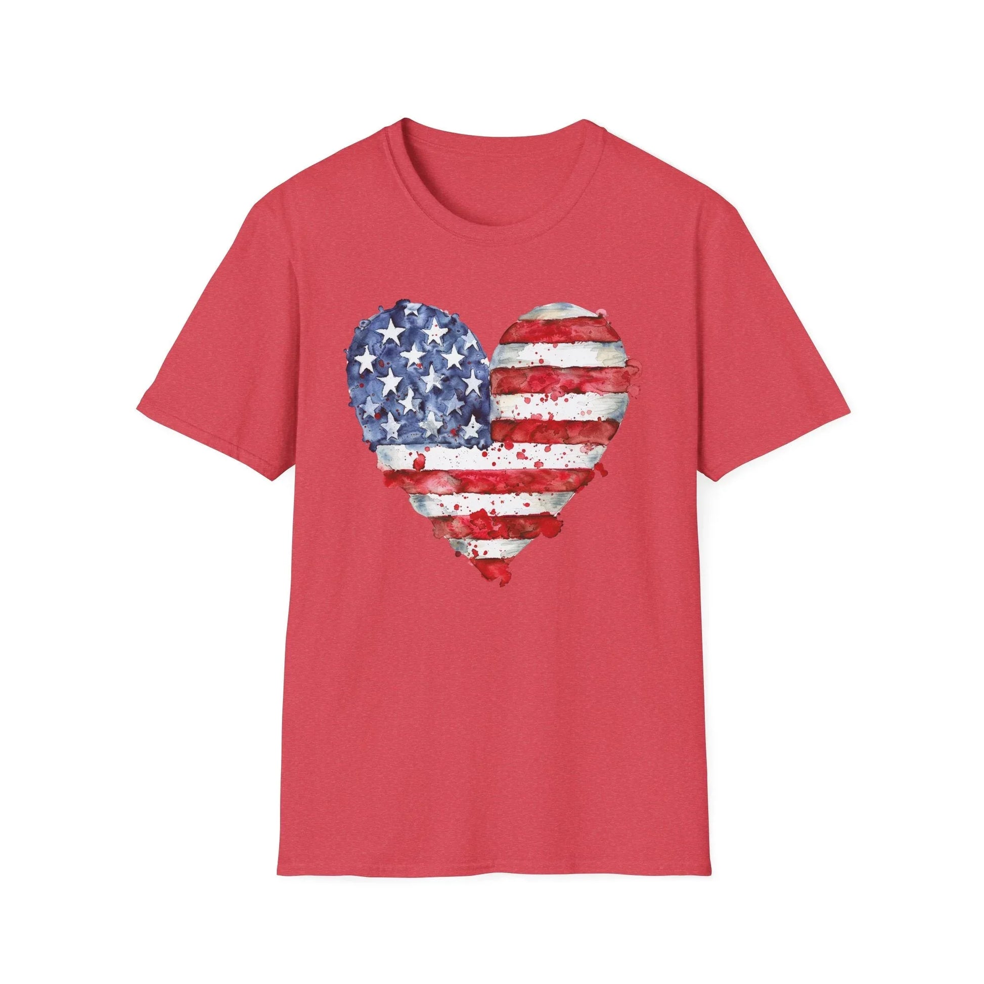 American Love T-Shirt | Unisex - S / Heather Red