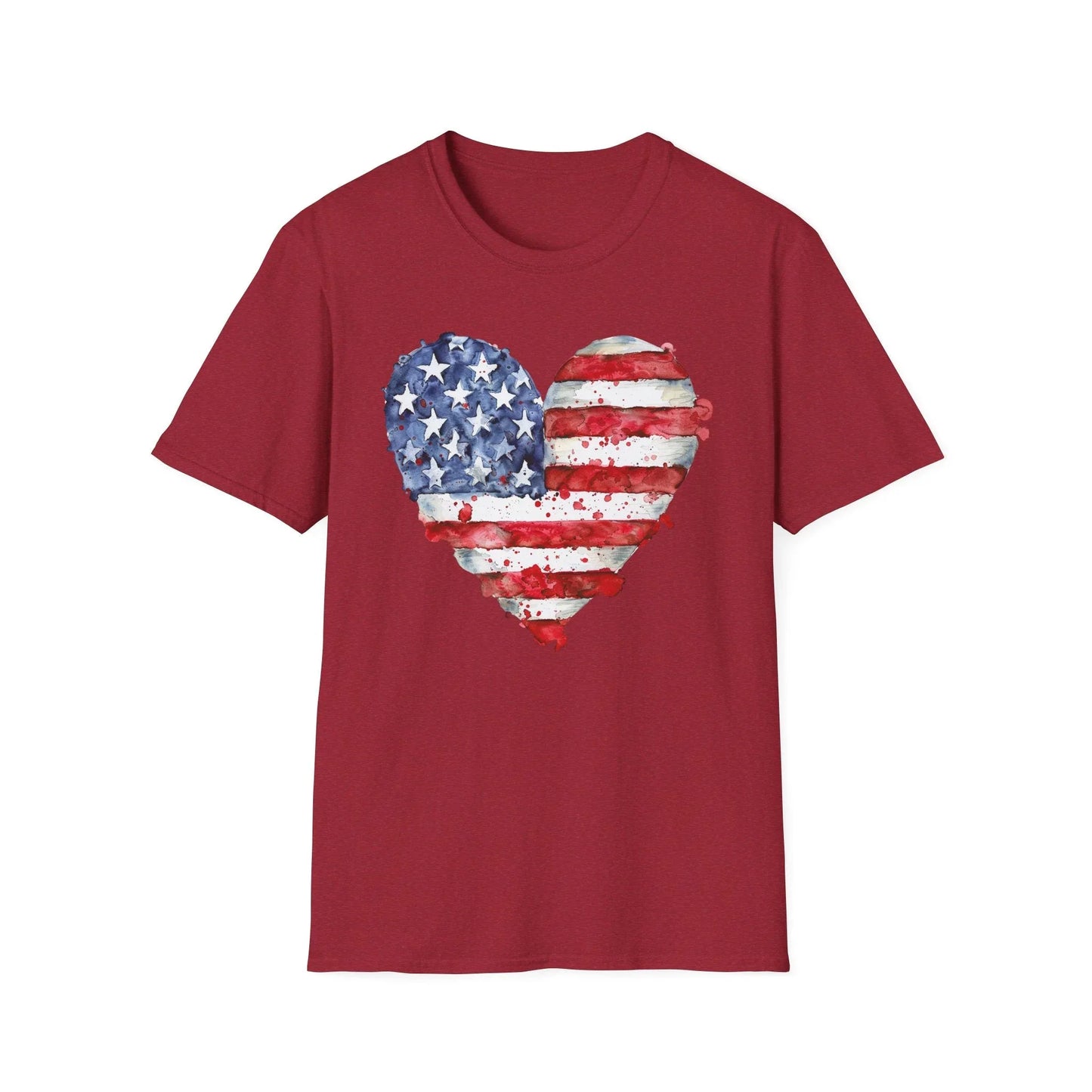 American Love T-Shirt | Unisex - S / Antique Cherry Red