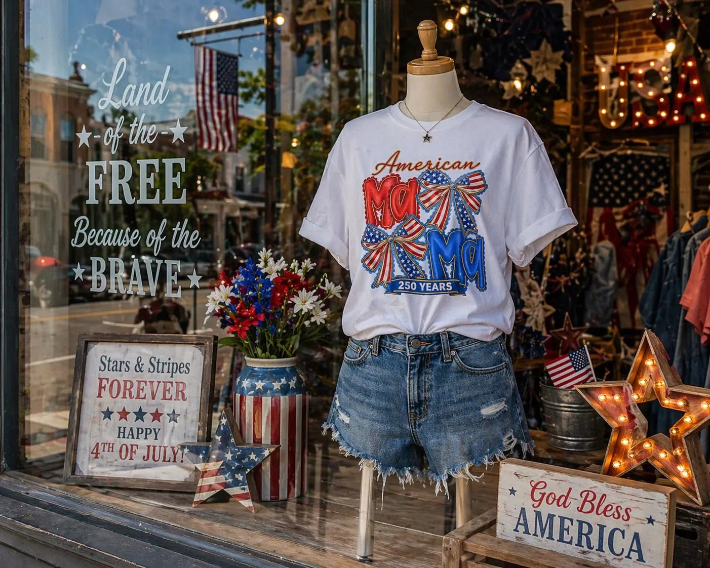 American Mom T-Shirt – RELLE Fashion & Lifestyle – Product Image