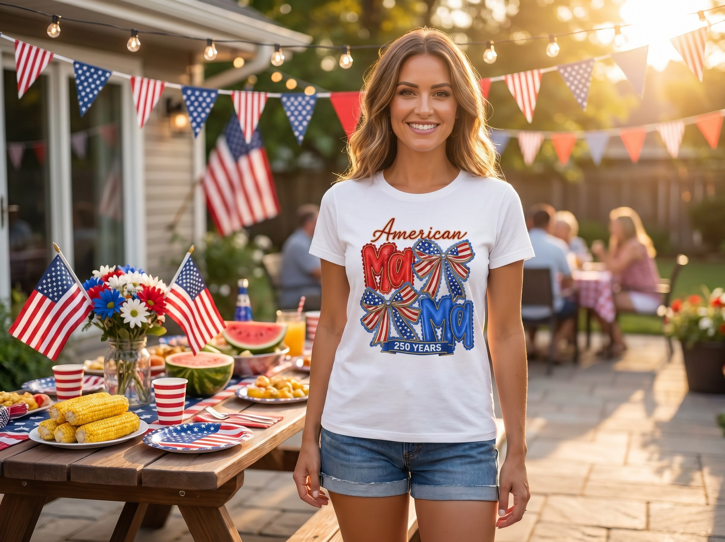American Mom T-Shirt – RELLE Fashion & Lifestyle – Product Image