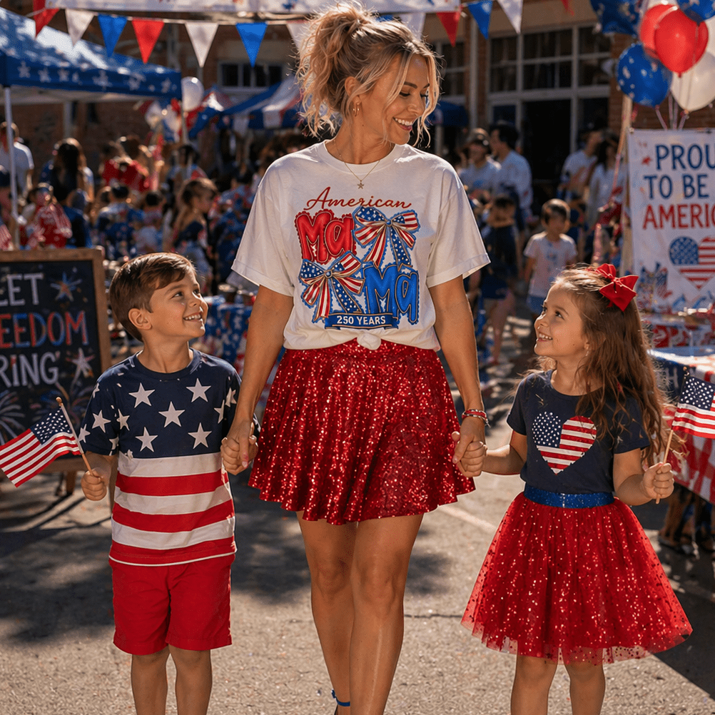 American Mom T-Shirt – RELLE Fashion & Lifestyle – Product Image