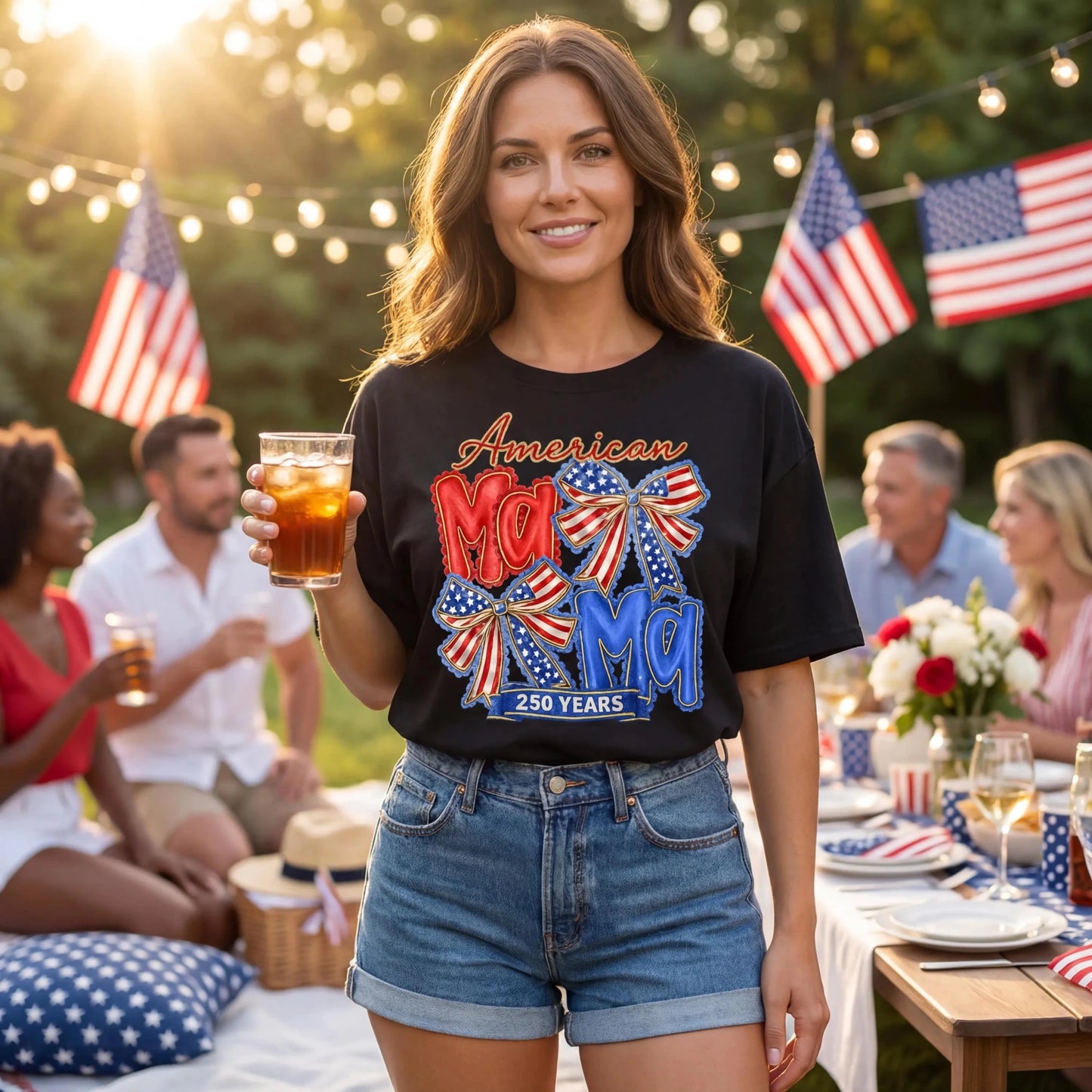 American Mom T-Shirt – RELLE Fashion & Lifestyle – Product Image