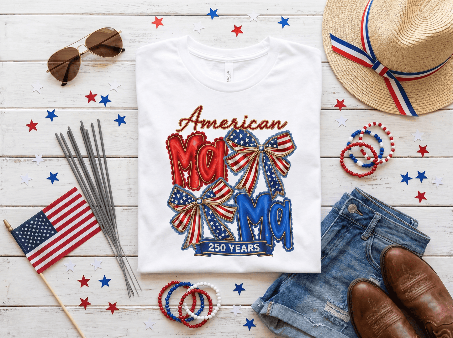 American Mom T-Shirt – RELLE Fashion & Lifestyle – Product Image