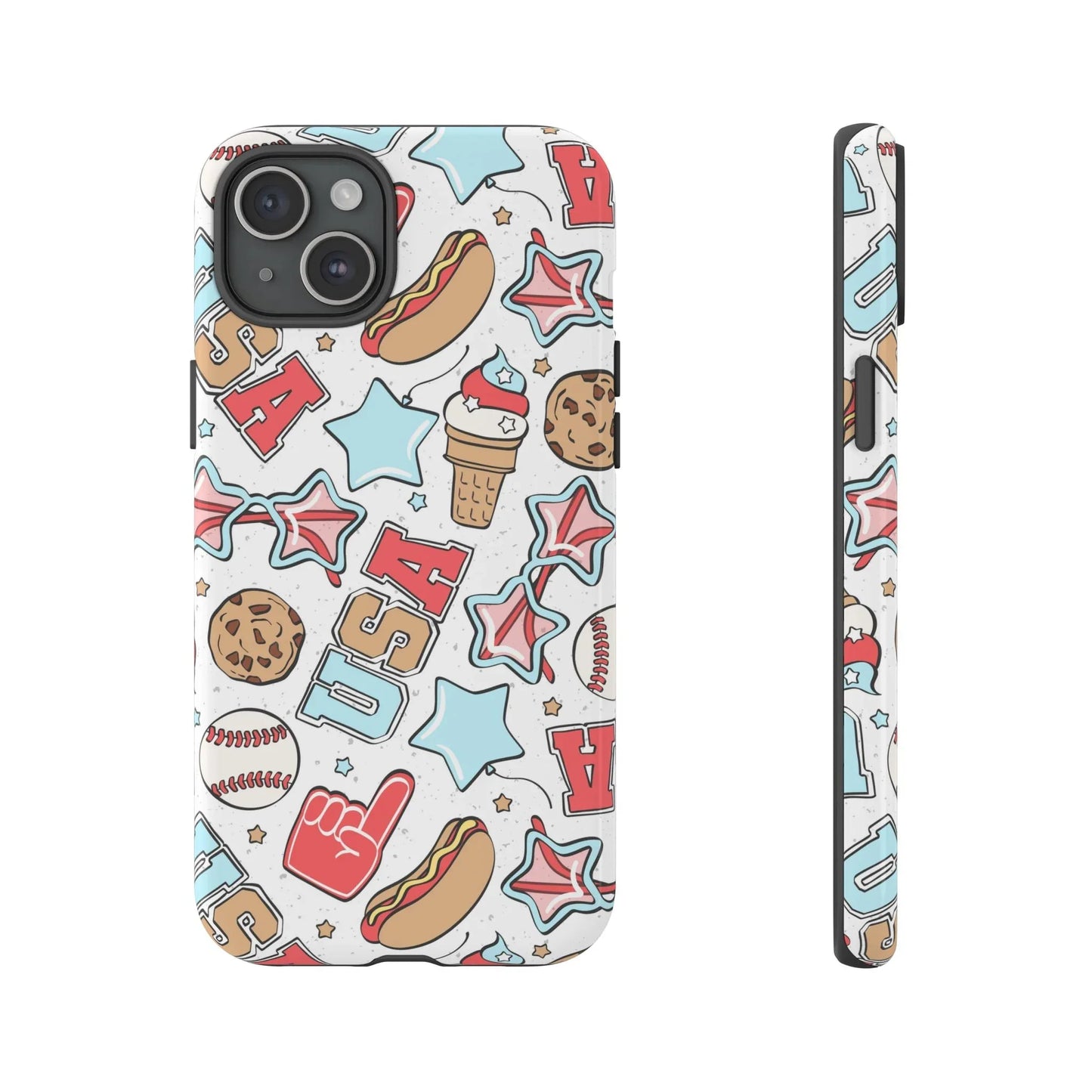 American Treats iPhone Case - 15 Plus / Glossy - Phone