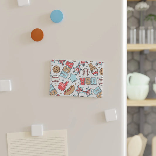 American Treats Magnet - 1 pc / 2’’ x 3’’ / Rectangle - Home Decor