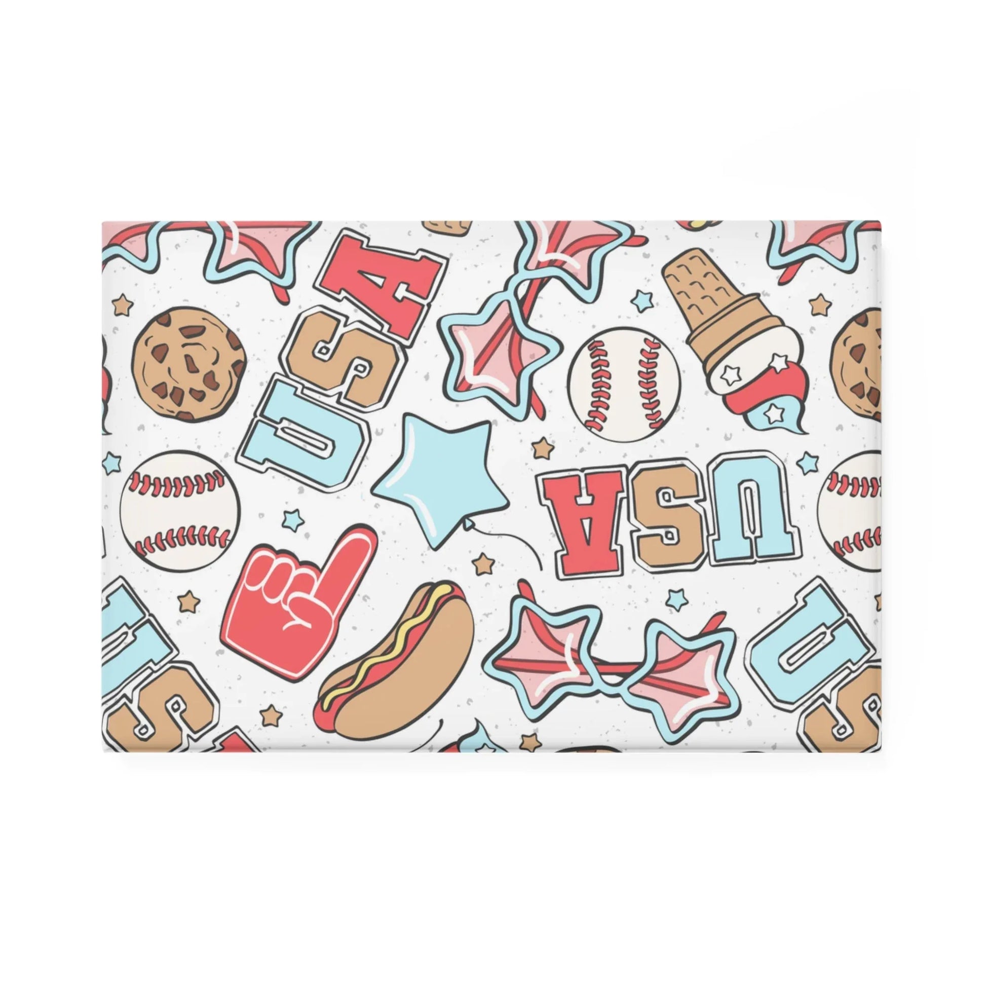 American Treats Magnet - 1 pc / 2’’ x 3’’ / Rectangle - Home Decor