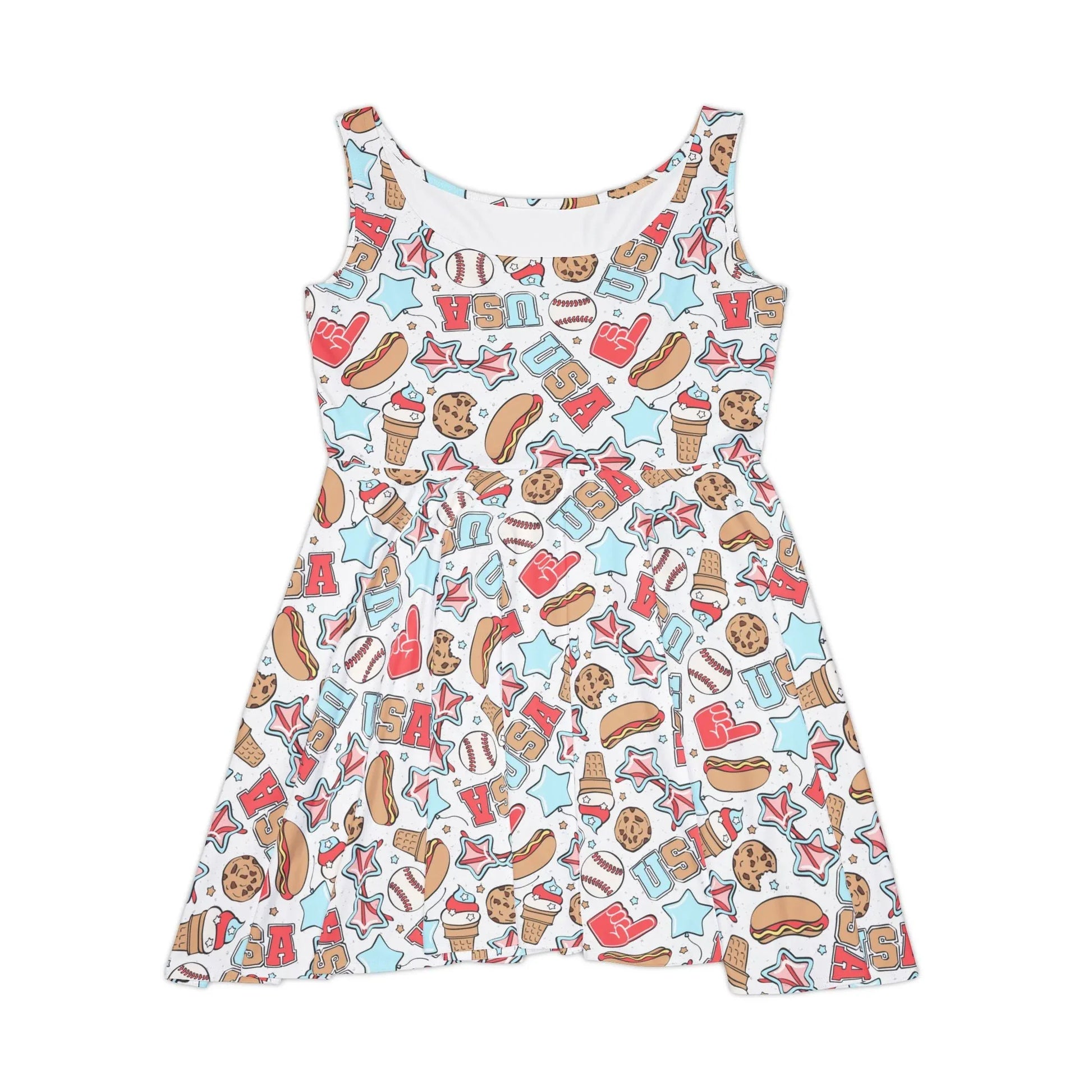American Treats Skater Dress - XS - All Over Prints
