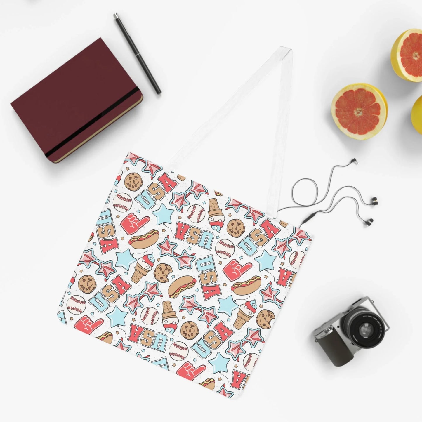 American Treats Tote Bag - One size / White - Bags