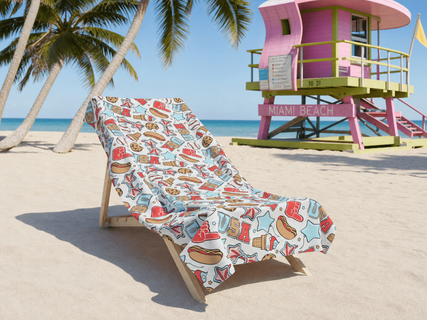 American Treats Towel – RELLE Fashion & Lifestyle – Product Image
