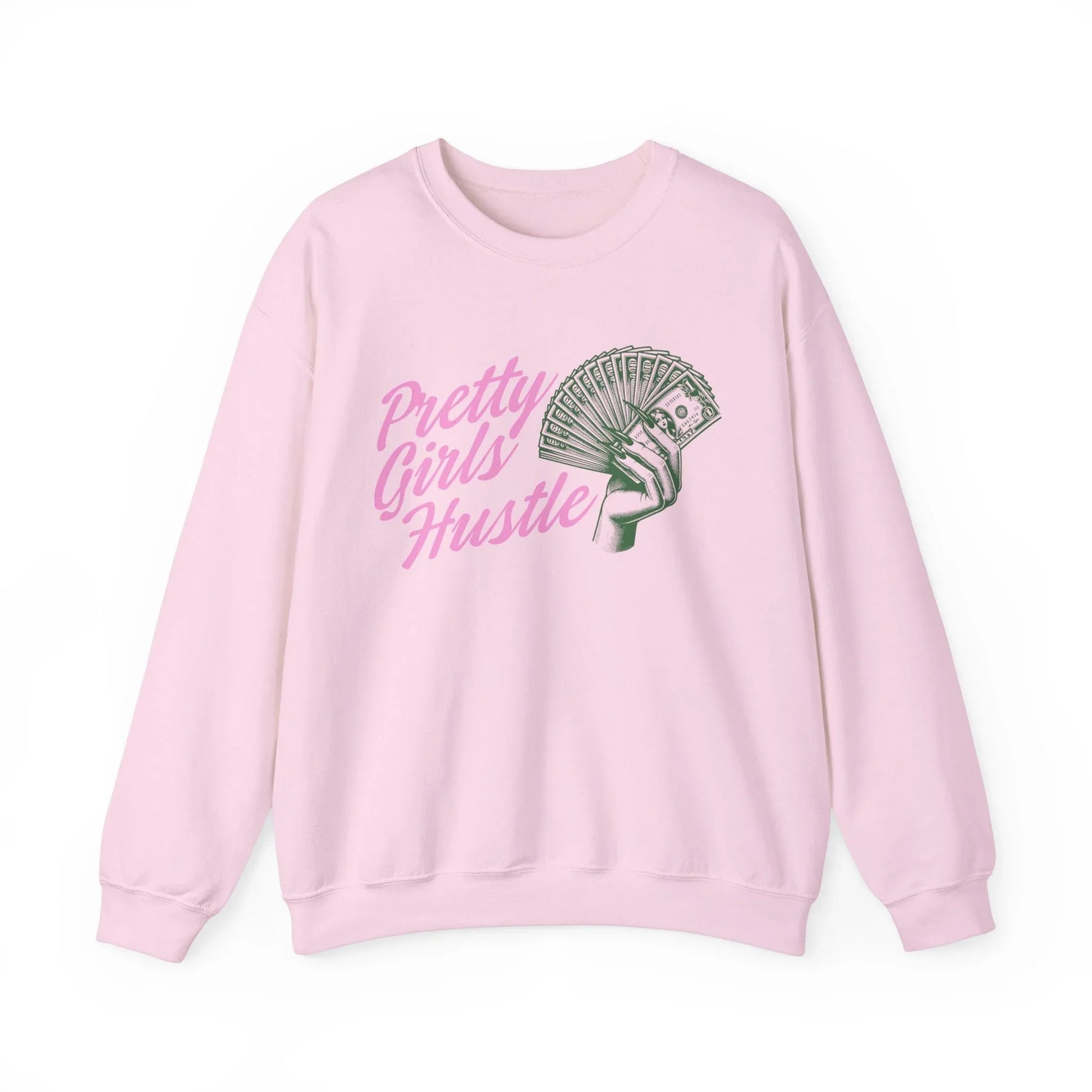 Beauty in the Hustle Sweatshirt - Light Pink / S